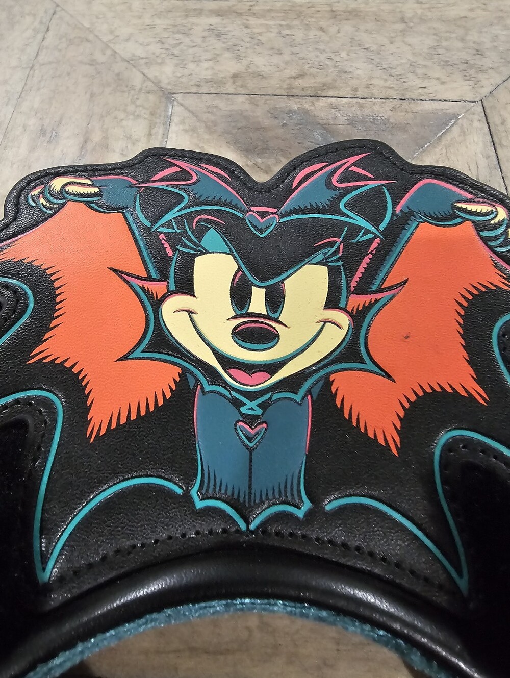 Disney Vampire Mickey Mouse Ears. Glow In The Dark. - Picture 6 of 10